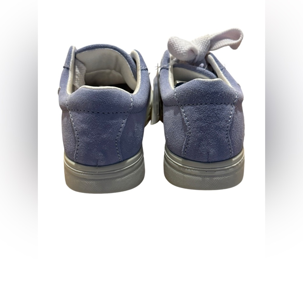 PRIMIGI Star⭐️ Girls Light Blue Suede Italian Leather Lace up Sneakers -Size 33 - Picture 5 of 15